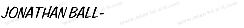 JONATHAN BALL字体转换